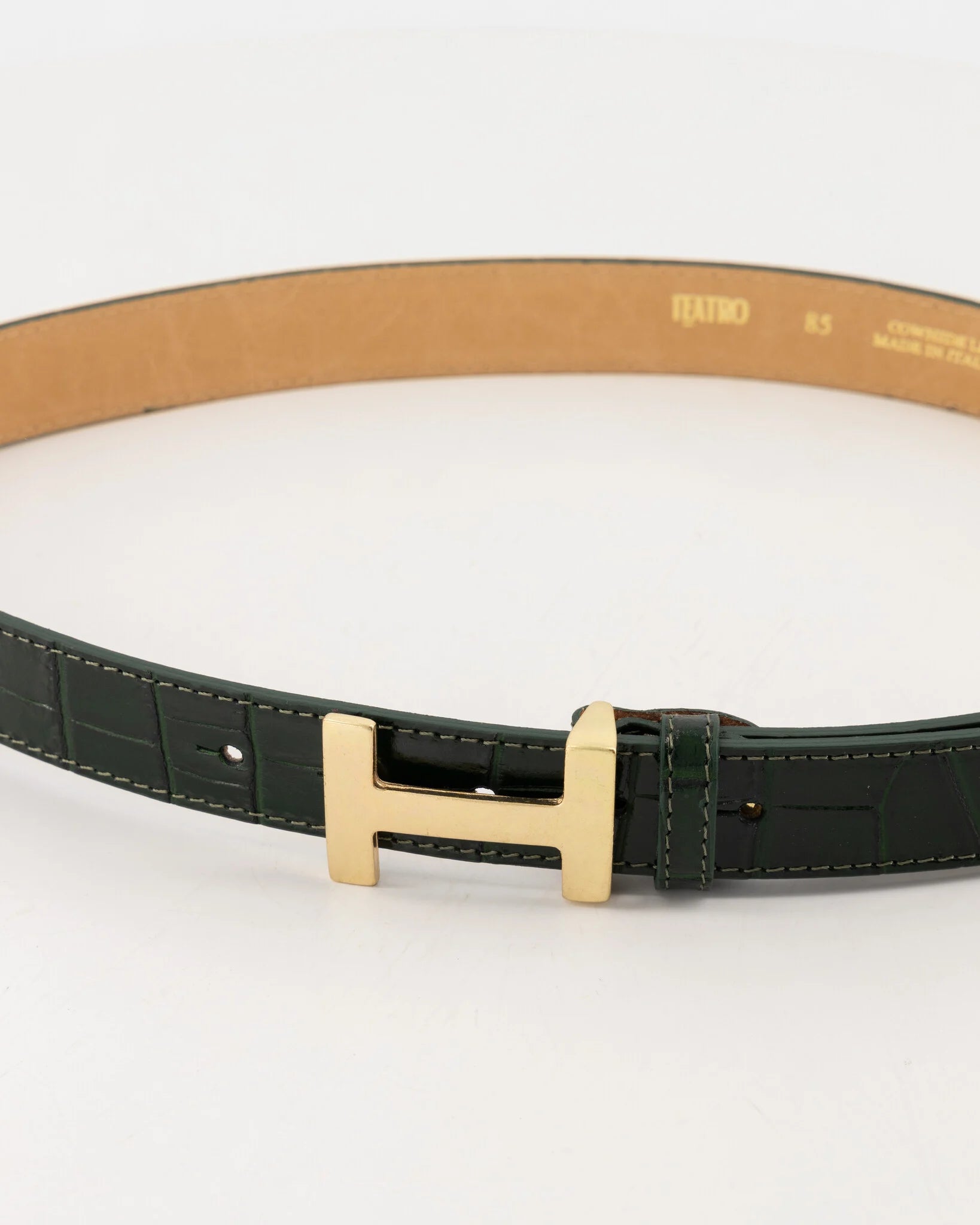 Hera Big - Croco - Riem - Groen B14